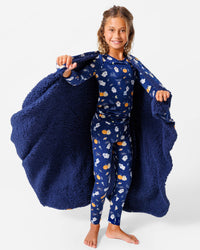 Ghosts Bamboo Sherpa Blanket