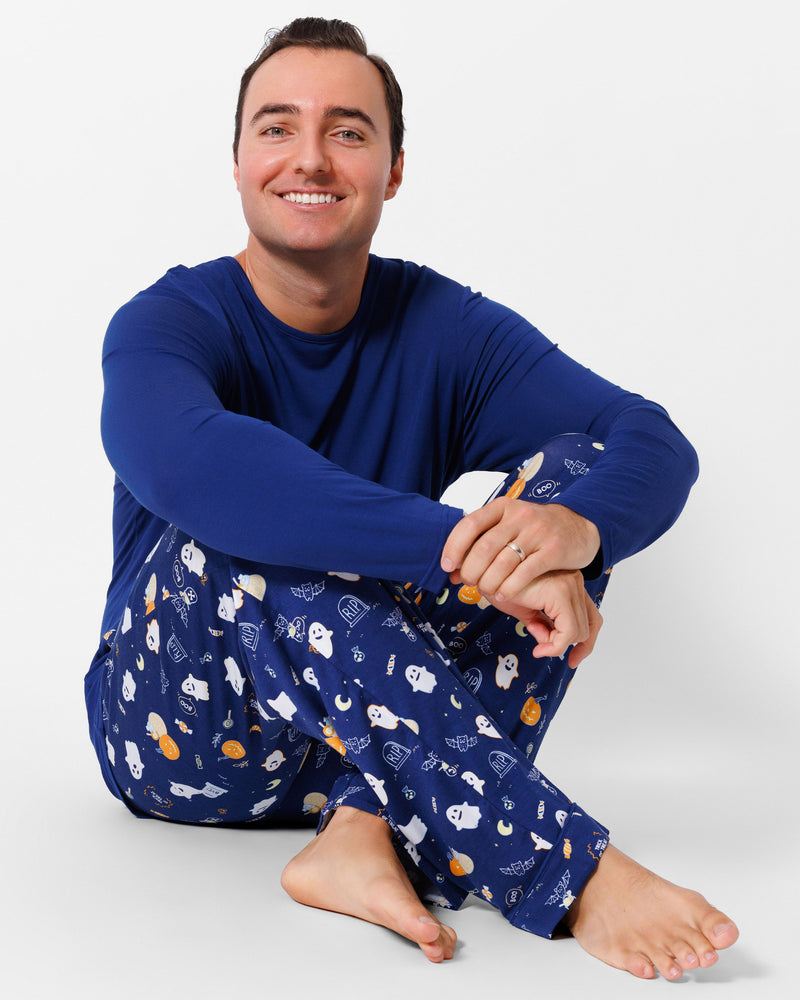 Ghosts Bamboo Men's Pajama Set