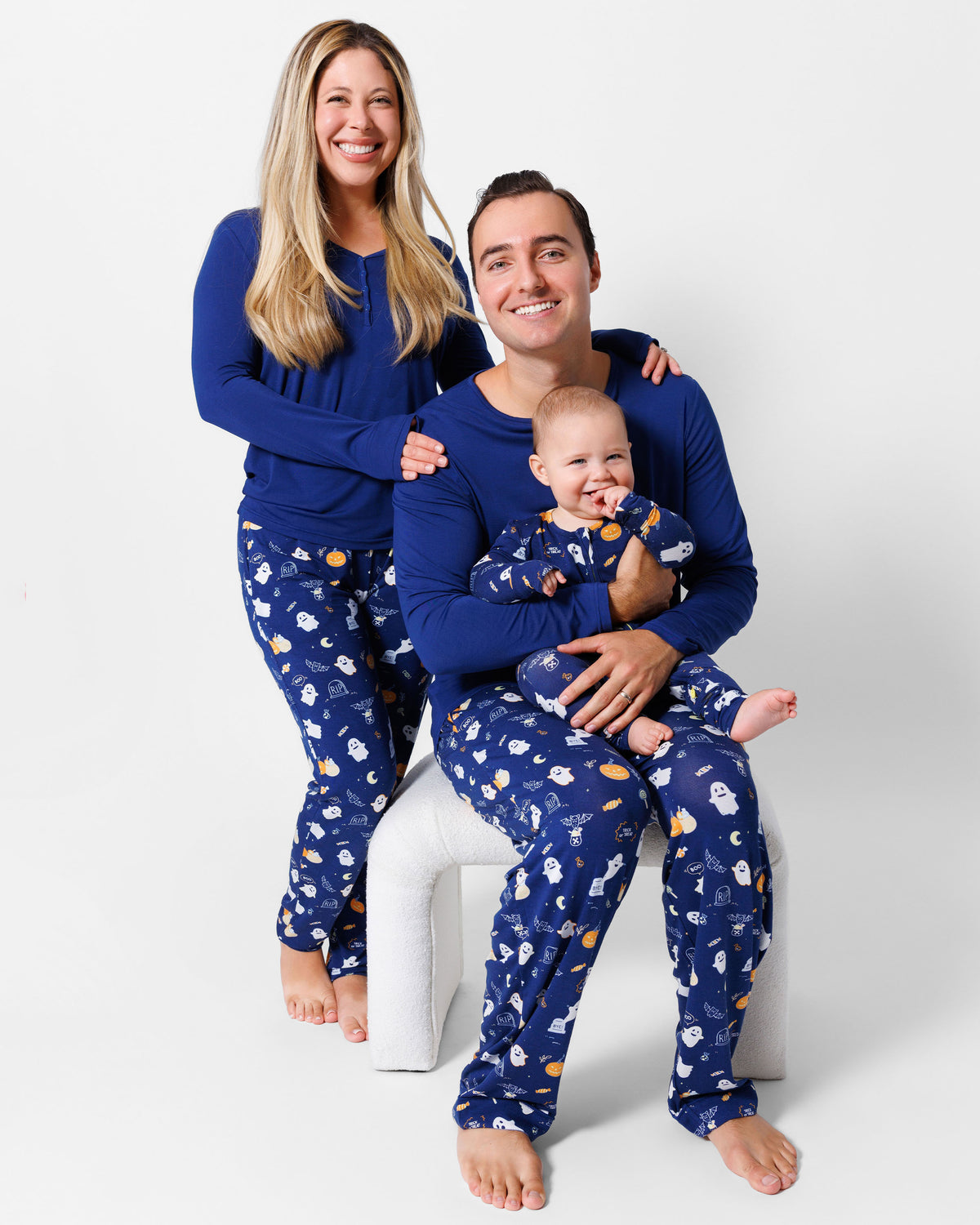 Ghosts Bamboo Men's Pajama Set