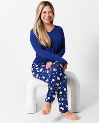 Ghosts Bamboo Women's Pajama Set