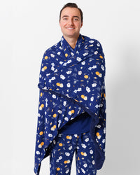 Ghosts Bamboo Sherpa Blanket