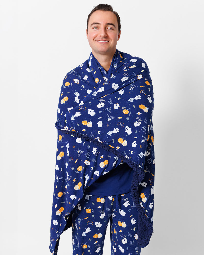 Ghosts Bamboo Sherpa Blanket