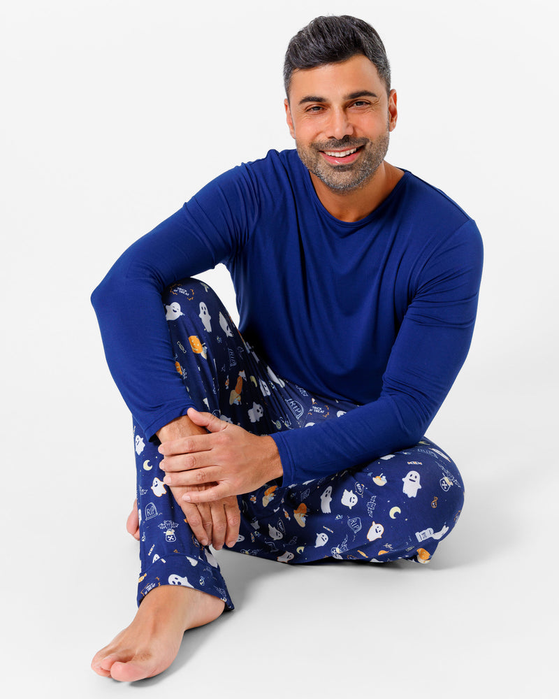 Ghosts Bamboo Men's Pajama Set