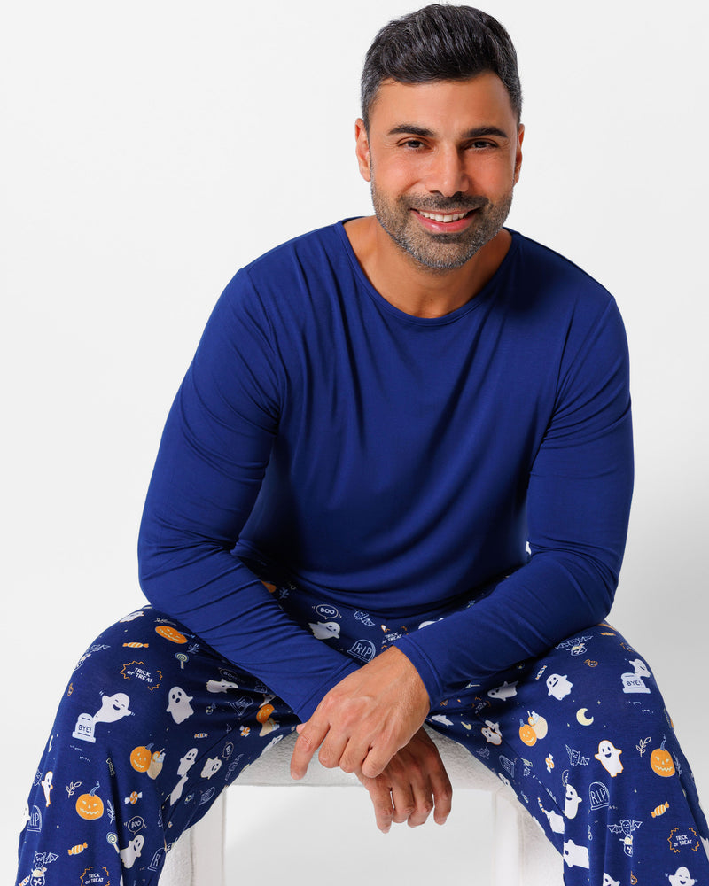 Ghosts Bamboo Men's Pajama Set