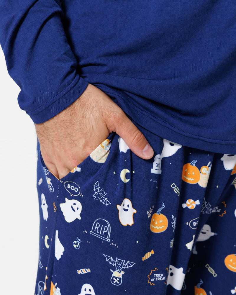 Ghosts Bamboo Men's Pajama Set