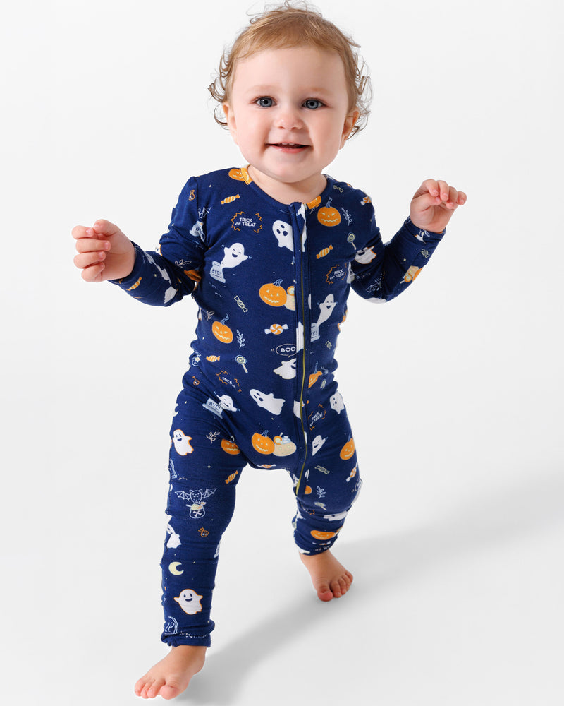 Ghosts Bamboo Convertible Footie