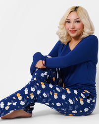 Ghosts Bamboo Women's Pajama Set