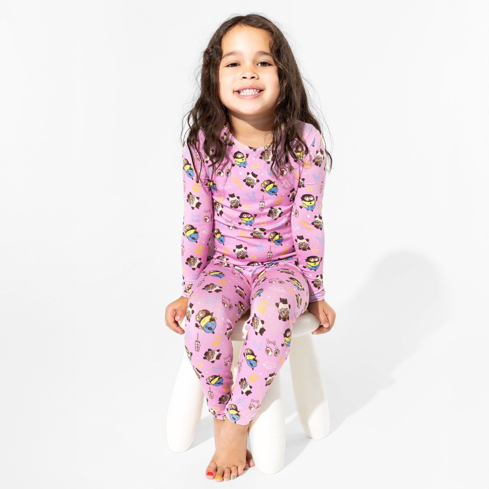 Despicable Me 4: Minions Always Popping Bamboo Kids Pajamas