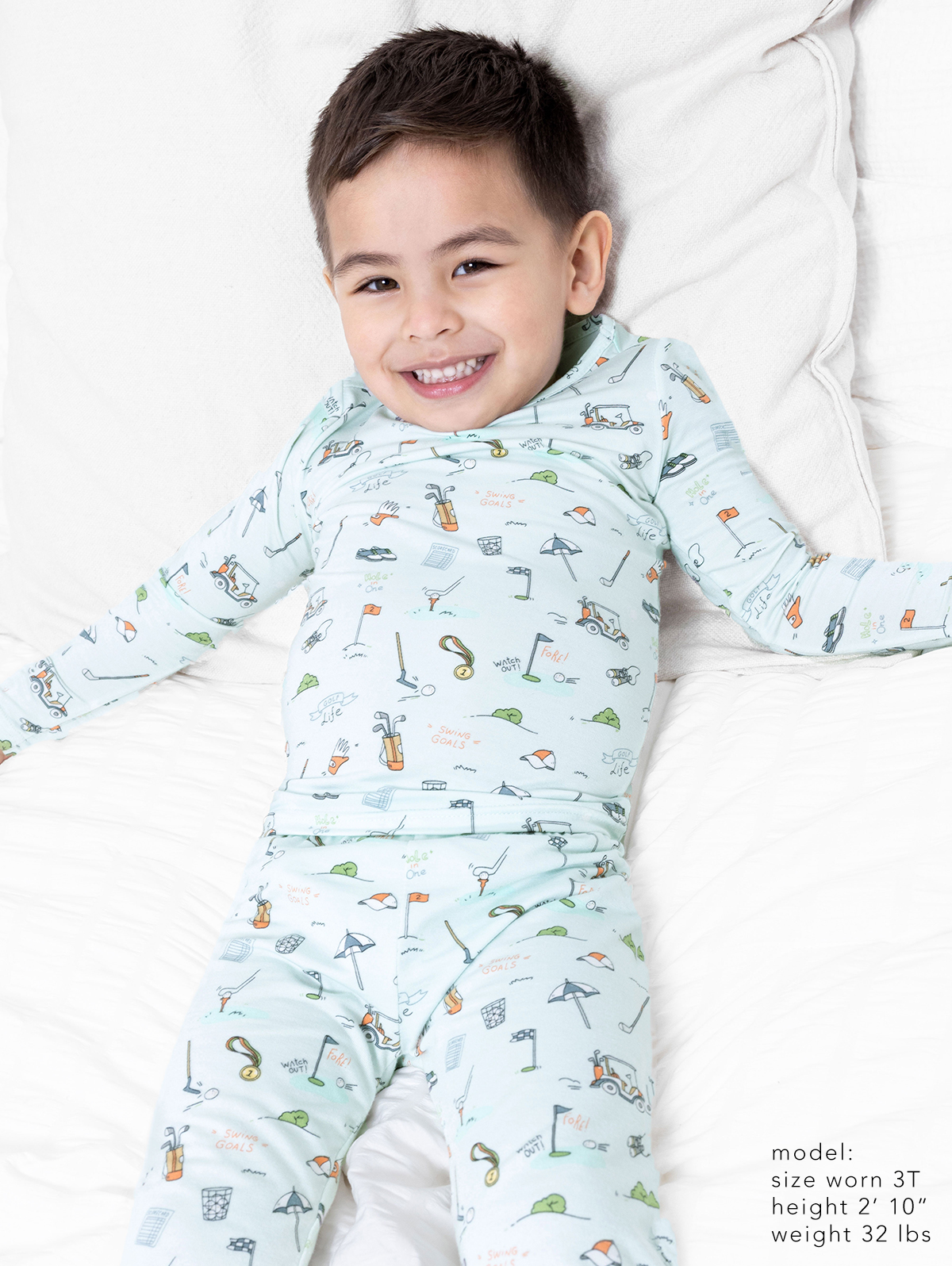 Golf Bamboo Kids Pajamas