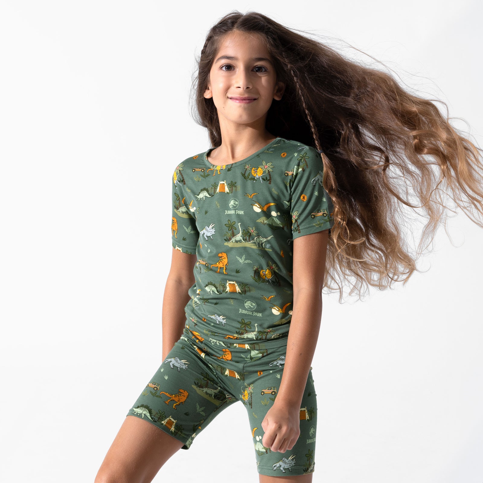 Jurassic Park: Safari Bamboo Kids Pajama Short Set