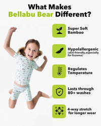 Golf Bamboo Kids Pajama Short Set