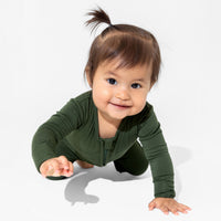 Evergreen Bamboo Convertible Footie