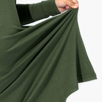 Evergreen Bamboo Girls' Long Sleeve Dress