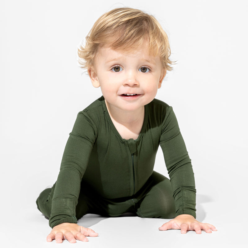 Evergreen Bamboo Convertible Footie