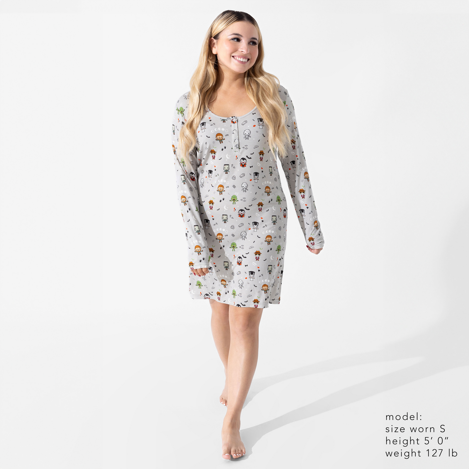 Little Monsters Bamboo Women's Nightgown