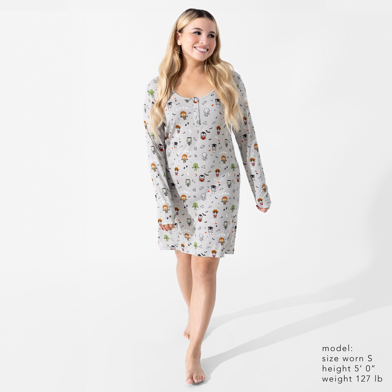 Little Monsters Bamboo Women's Nightgown