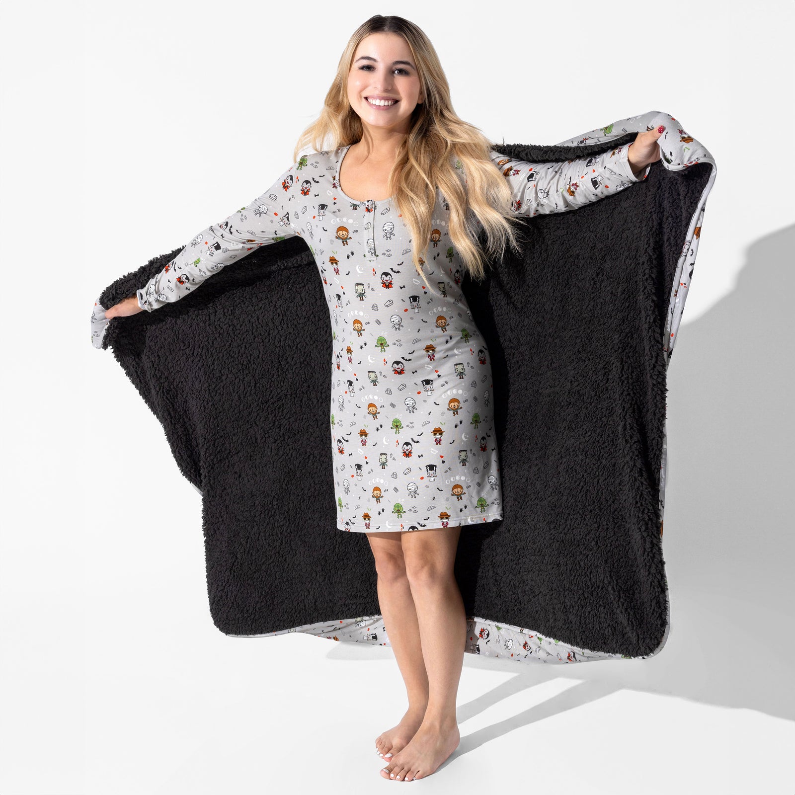 Little Monsters Bamboo Women's Nightgown