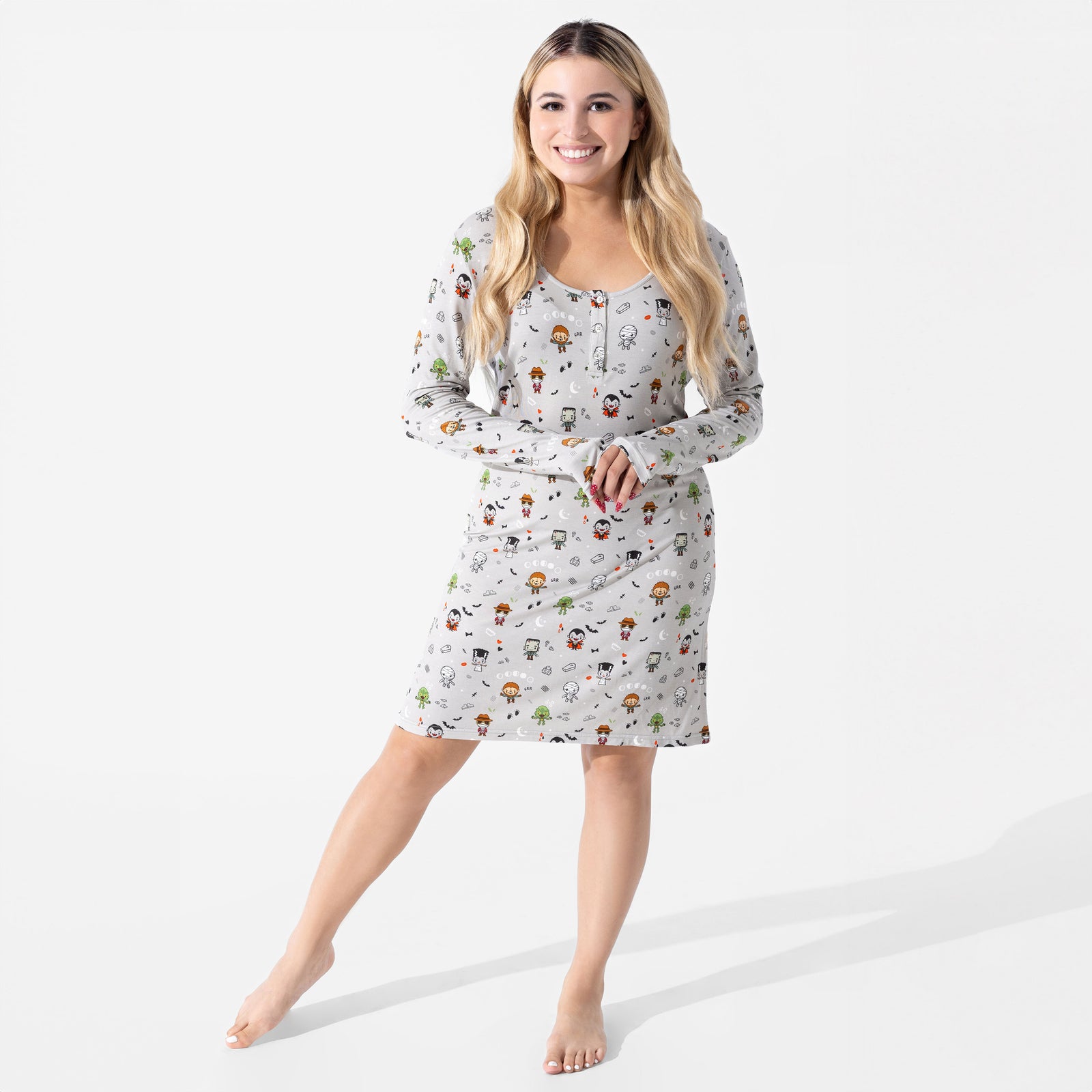 Little Monsters Bamboo Women's Nightgown
