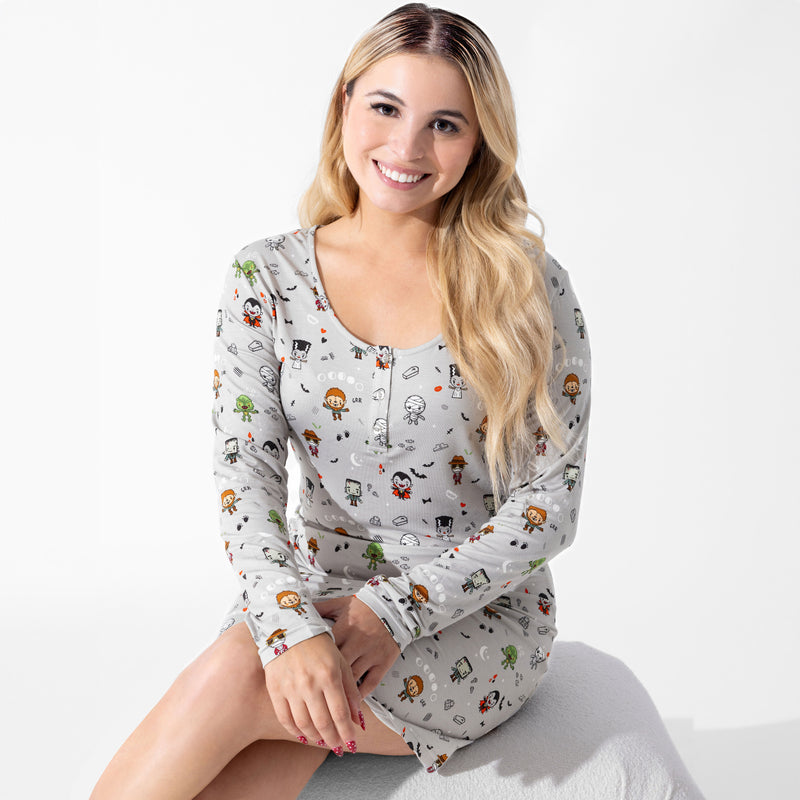 Little Monsters Bamboo Women's Nightgown