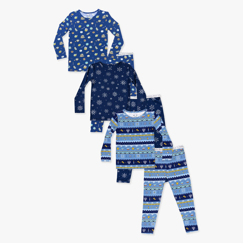 Hanukkah Nights Bundle - Bamboo Kids Pajamas