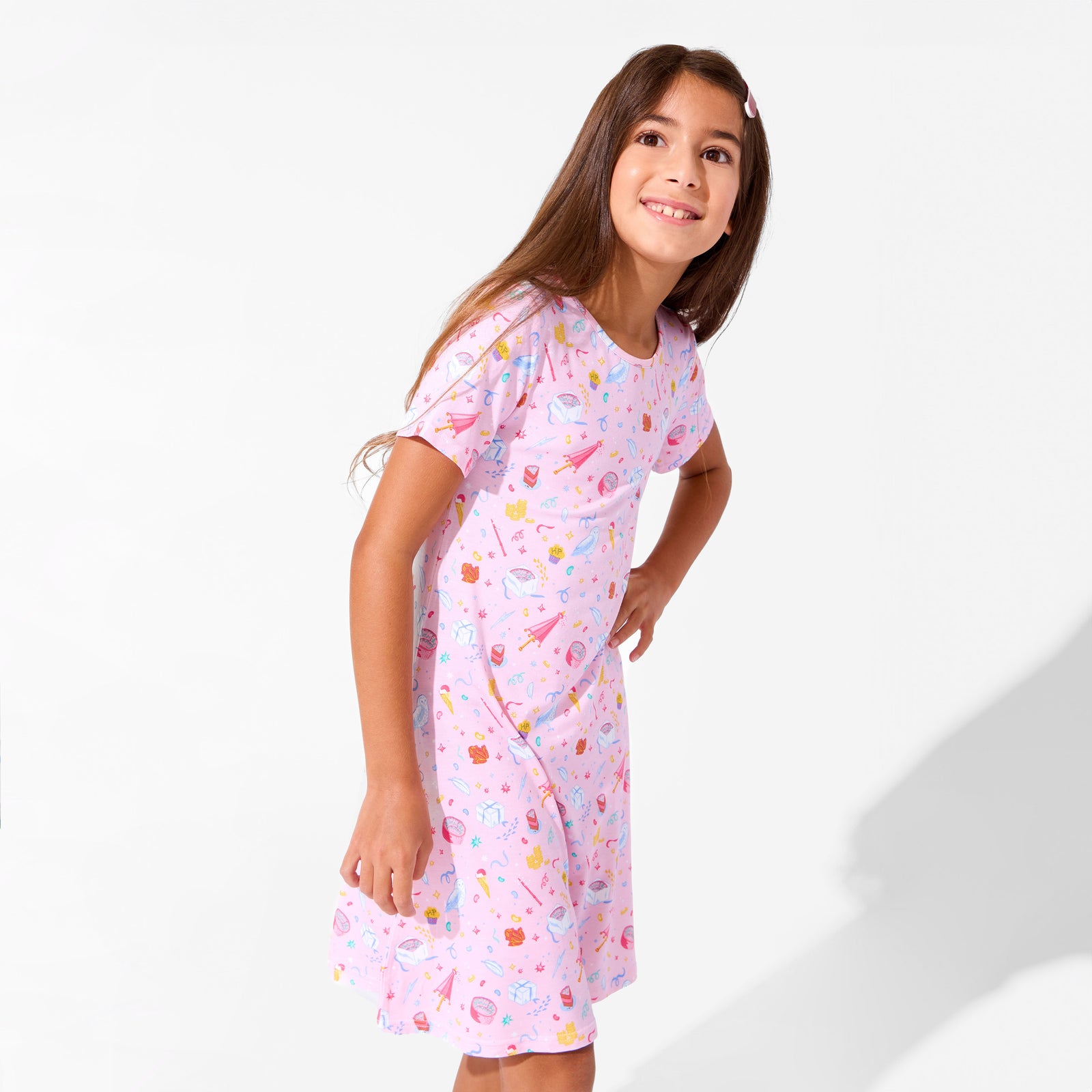 Happee Birthdae Harry Bamboo Girls' Short Sleeve Dress
