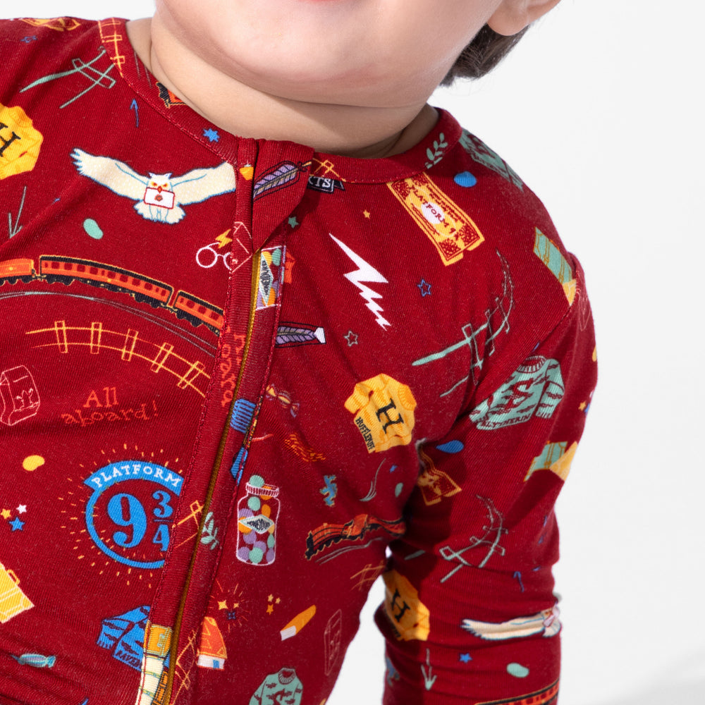 Hogwarts Express Bamboo Convertible Footie