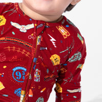 Hogwarts Express Bamboo Convertible Footie
