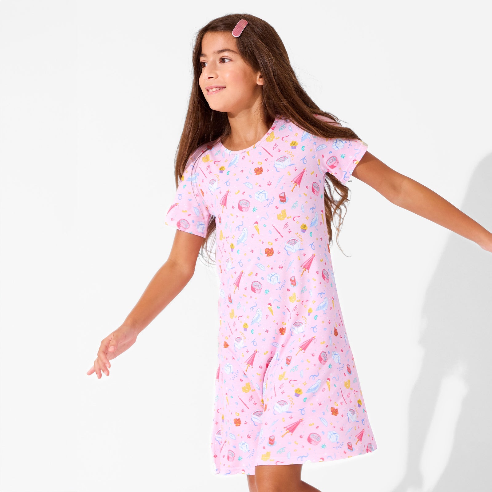 Happee Birthdae Harry Bamboo Girls' Short Sleeve Dress
