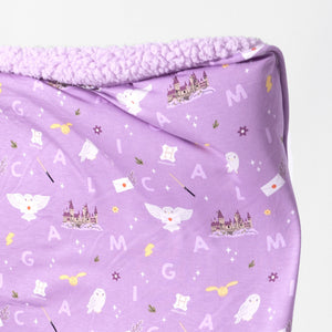 Hedwig's Magical Mail Bamboo Sherpa Blanket