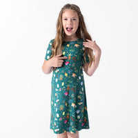 Mandrake's Potions & Herbs Bamboo Girls' Short Sleeve Dress