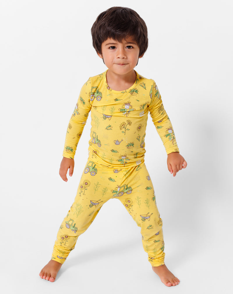 Autumn Harvest Bamboo Kids Pajamas