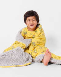 Autumn Harvest Bamboo Sherpa Blanket