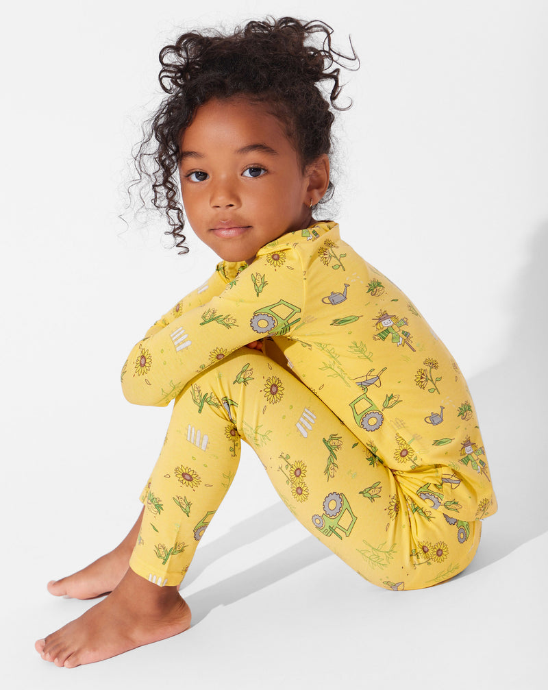 Autumn Harvest Bamboo Kids Pajamas