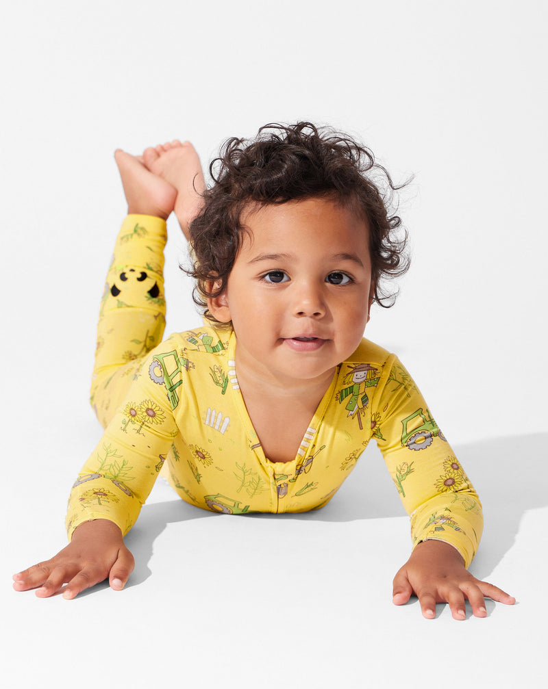 Autumn Harvest Bamboo Convertible Footie