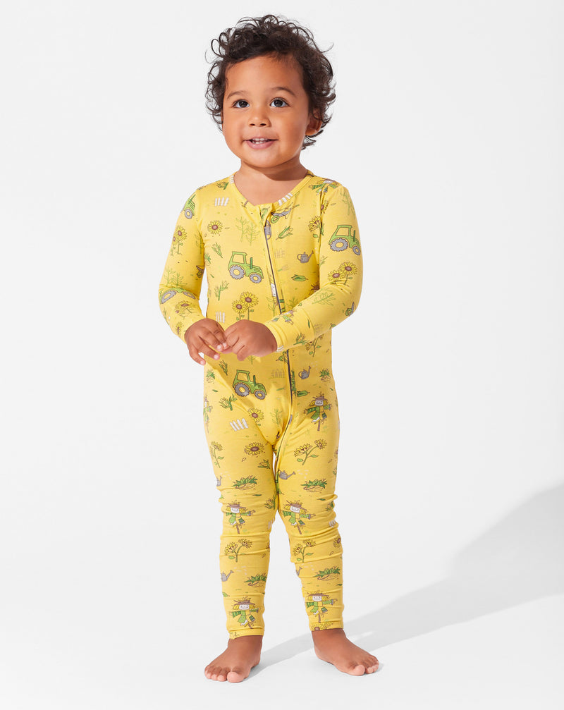 Autumn Harvest Bamboo Convertible Footie