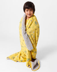 Autumn Harvest Bamboo Sherpa Blanket
