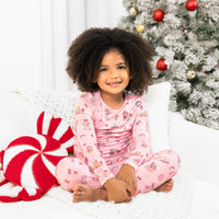Candy Cane Lane Bamboo Kids Pajamas