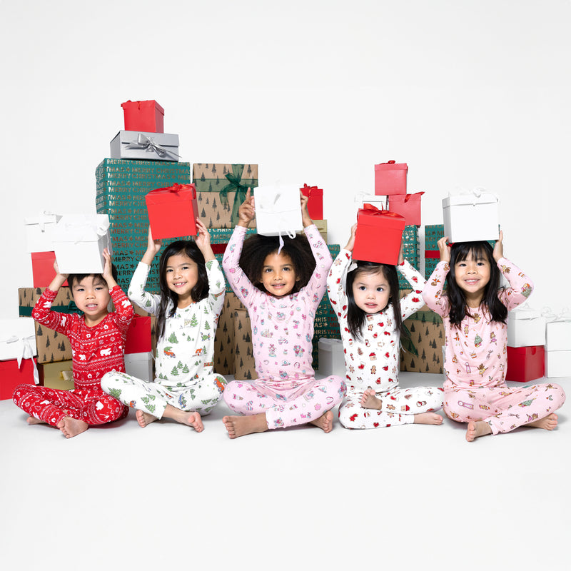 Candy Cane Lane Bamboo Kids Pajamas