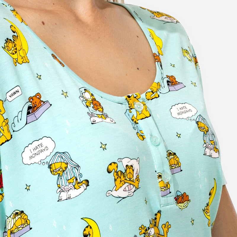 Garfield: Lazy Mondays Bamboo Women's Nightgown
