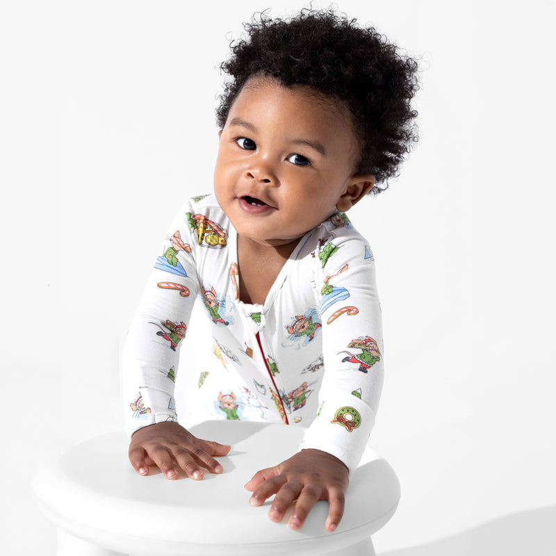 If You Give A Mouse A Cookie Christmas Bamboo Convertible Footie