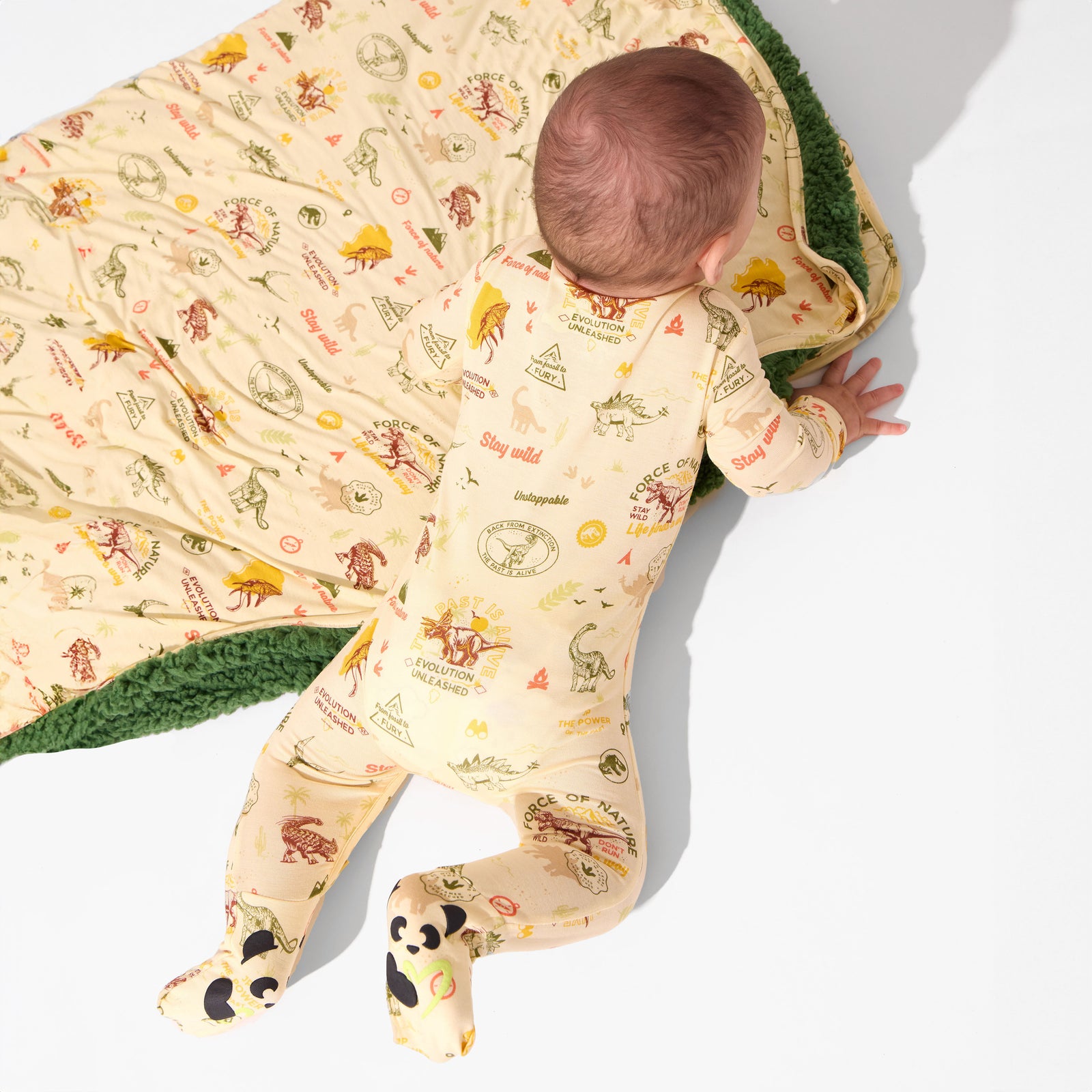 Jurassic Park: Origins Bamboo Convertible Footie