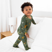 Jurassic Park: Safari Bamboo Convertible Footie