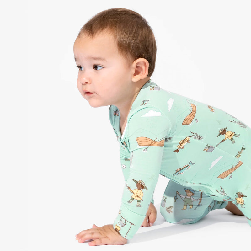 Fishing Bamboo Convertible Footie