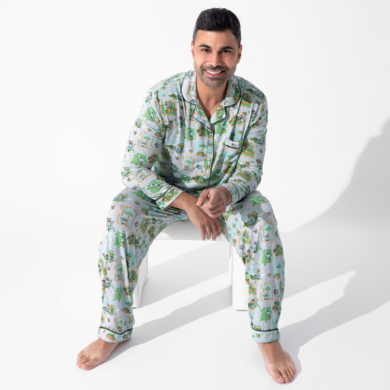 Minecraft Overworld Dreams Bamboo Men's Pajama Set