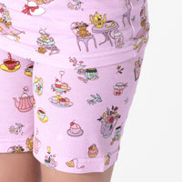 Tea Party Bamboo Kids Pajama Short Set
