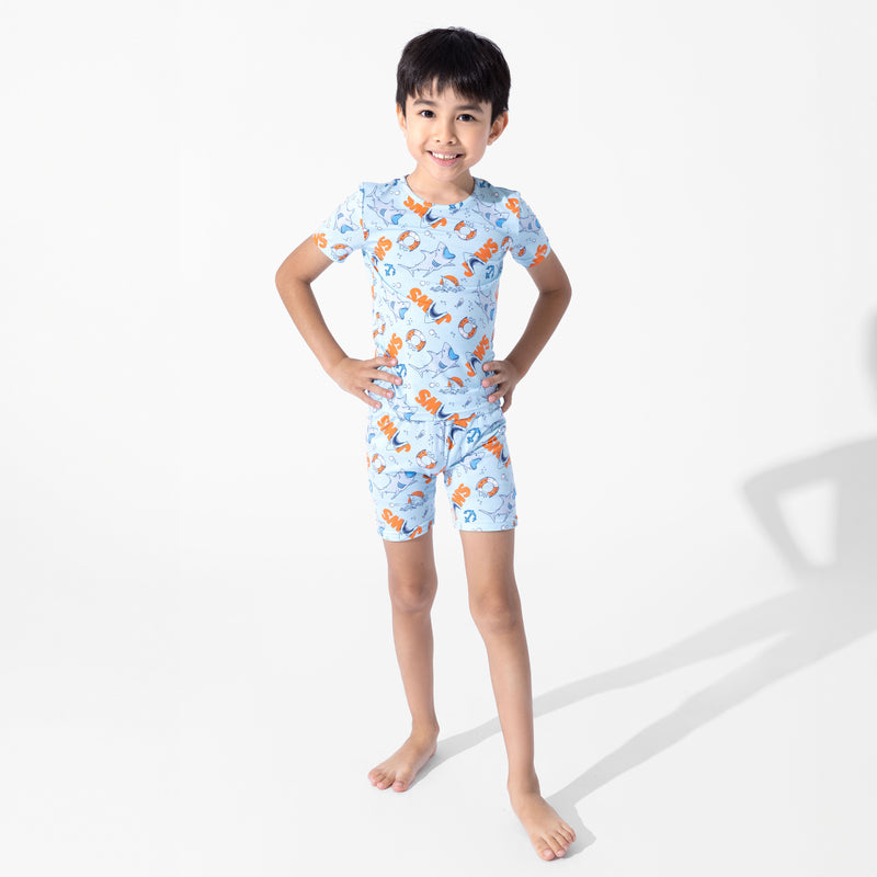 JAWS Bamboo Kids Pajama Short Set
