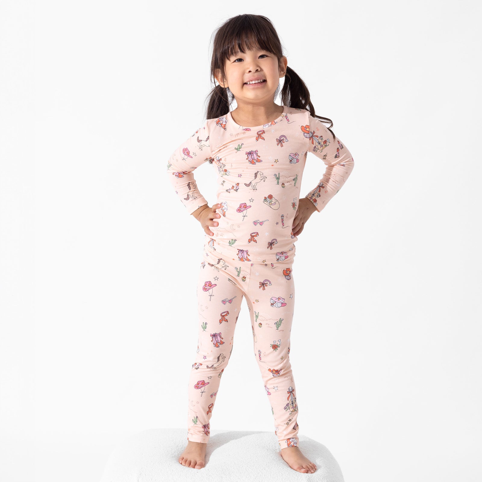 Cowgirl Bamboo Kids Pajamas