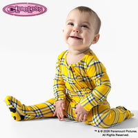 Clueless Total Betty Plaid Bamboo Convertible Footie