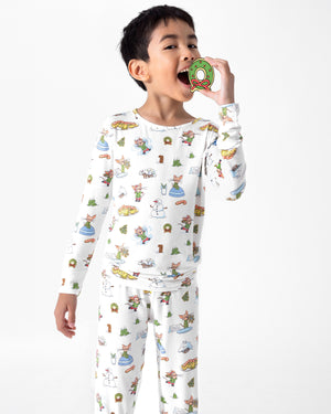 If You Give A Mouse A Cookie Christmas Bamboo Kids Pajamas
