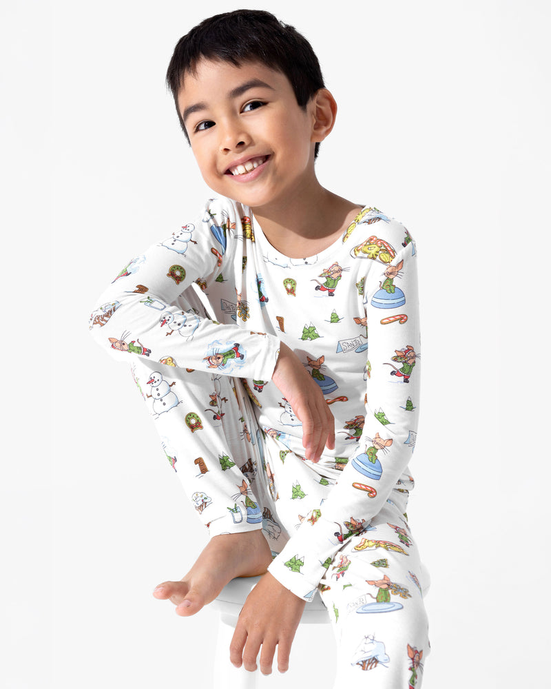 If You Give A Mouse A Cookie Christmas Bamboo Kids Pajamas